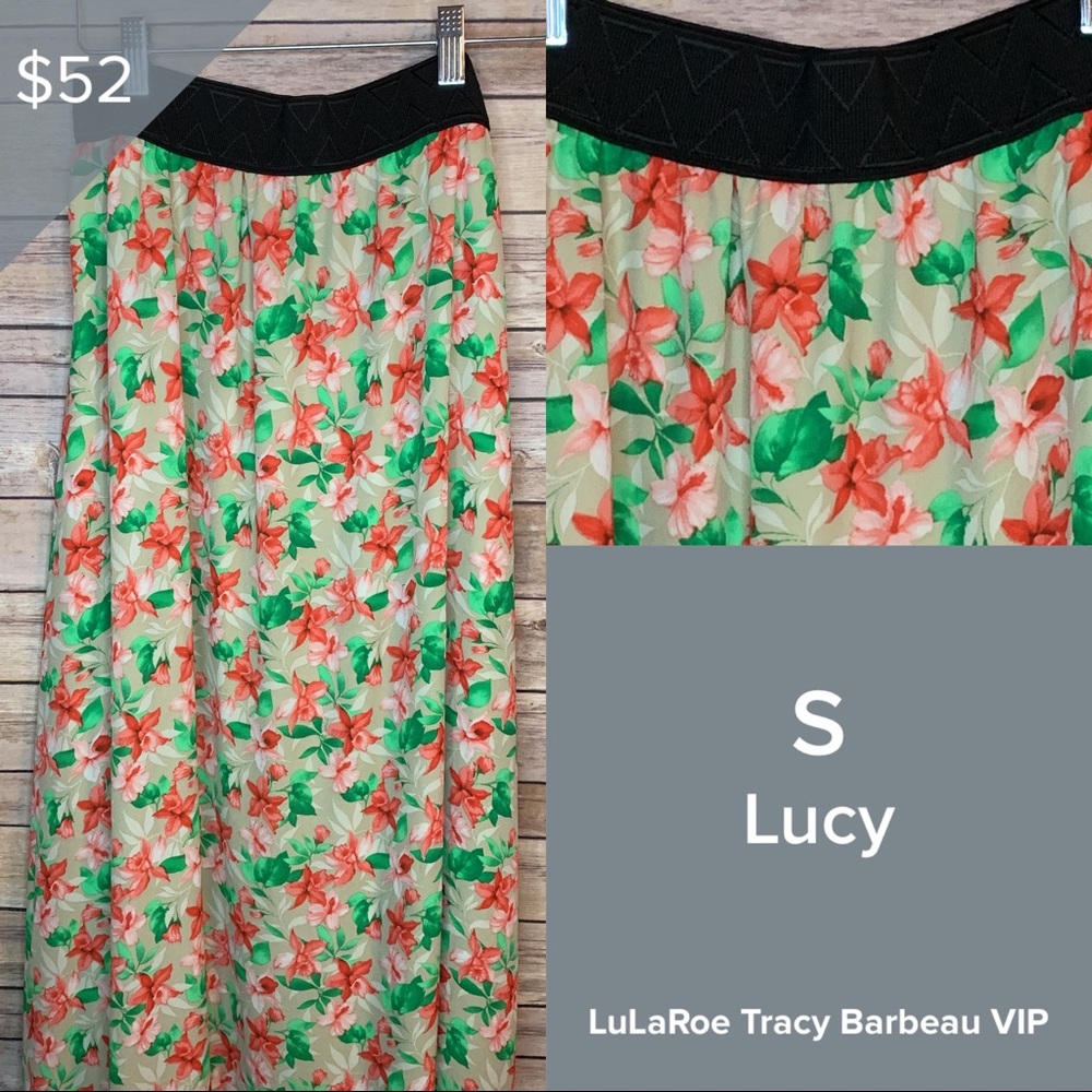 NWT LuLaRoe Small Lucy Long Skirt